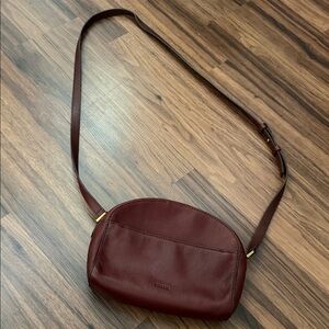 Fossil Women's Dark Brown Crossbody Bag